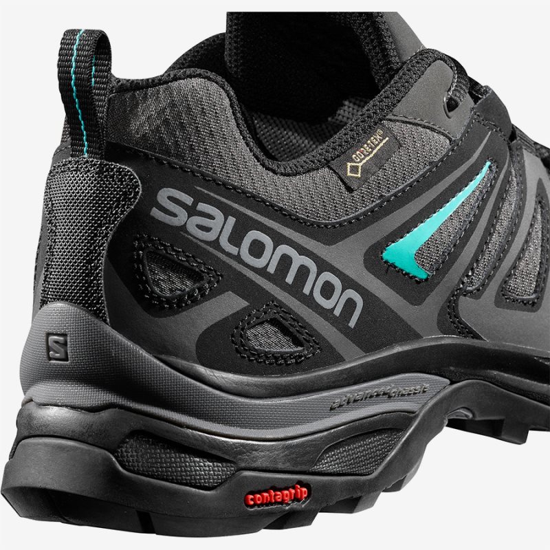 Salomon Shoes Ireland Salomon X ULTRA 3 GTX W Grey Hiking Shoes Dublin Ireland
